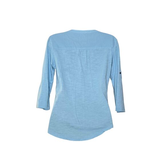 Kuhl Shirt Womens Size Small Blue Henley Cotton Basic Casual Outdoor - Picture 3 of 4